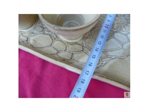 Tác Adventní na čtyři svíčky.Svíčky na straně