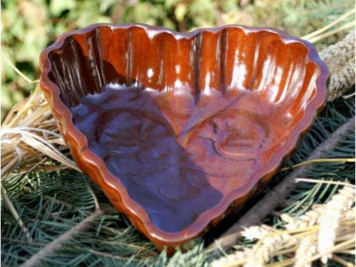 Srdce Velké keramická forma