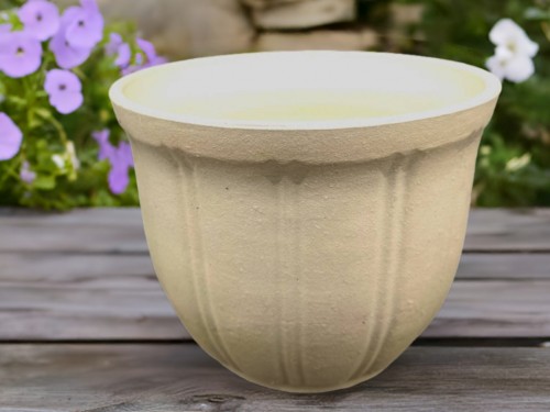 Květináč režný 20cm. Pruh.