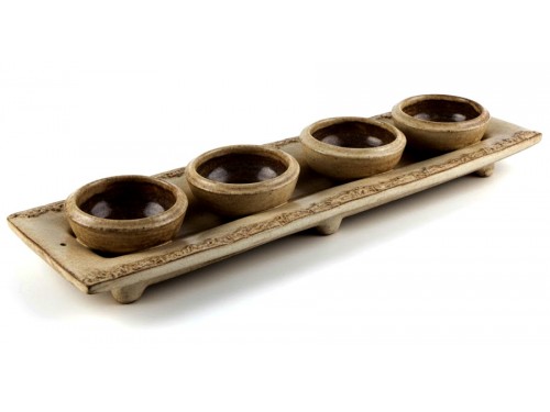 Svícen na čtyři svíce,rovný