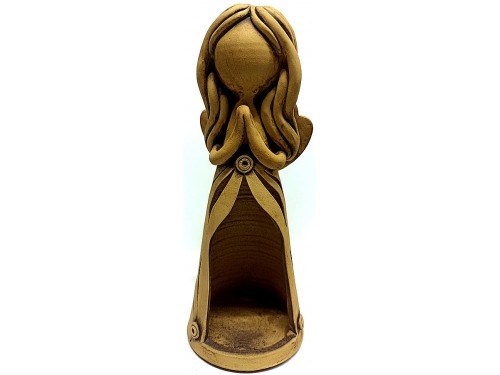 Anděl keramický,na svíčku-28cm.