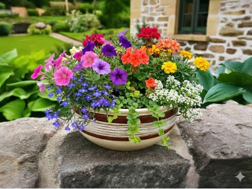 Žardina-mísa mrazuvzdorná. 20cm