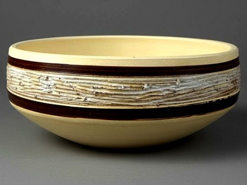 Žardinka-mísa na květiny 45cm.Rytá