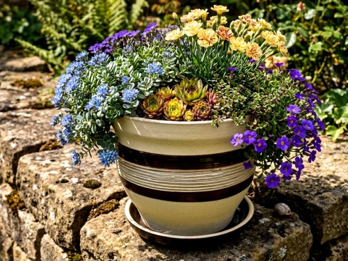 Květináč keramický 20cm. Buclák